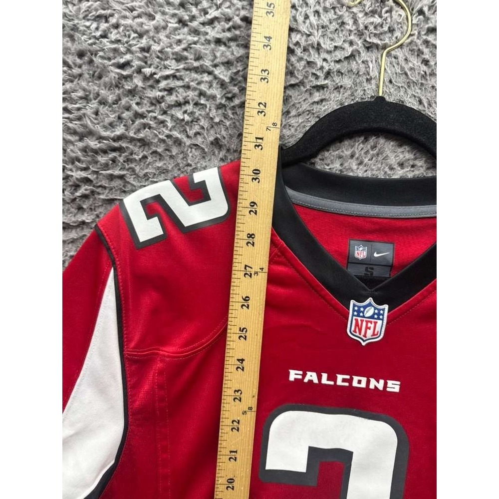 Nike Atlanta Falcons Matt Ryan #2 V-Neck NFL Jersey Shirt Red Mens Size S - Picture 10 of 12